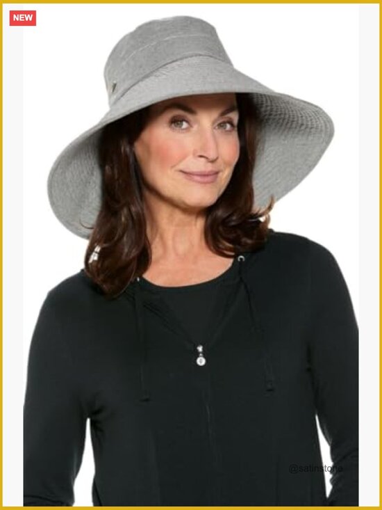 UPF 50+ Sun Protection Floppy Beach Hat with Wide Brim